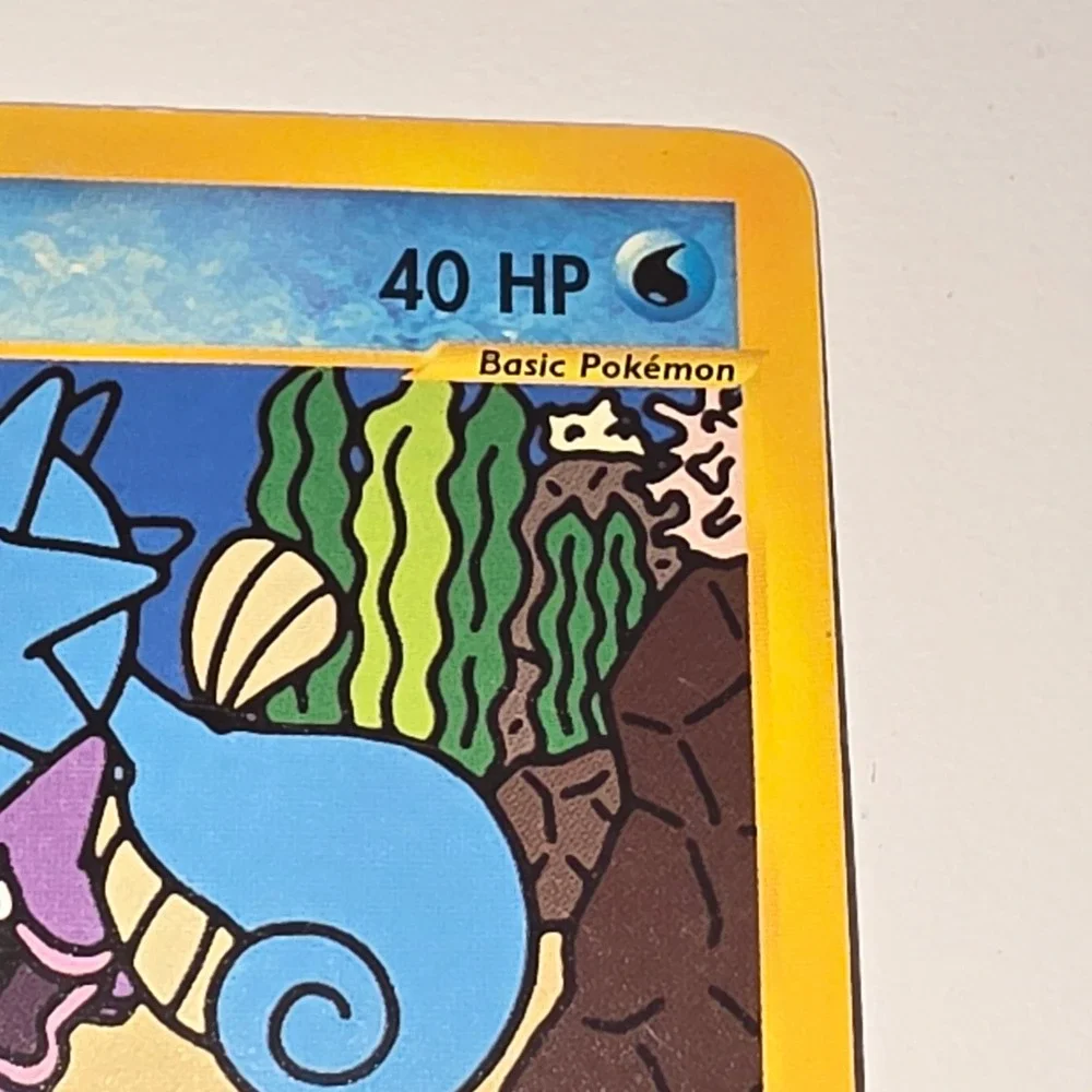Pokemon Horsea 84/147 Aquapolis e-Reader Common Card 2002 Vintage TCG